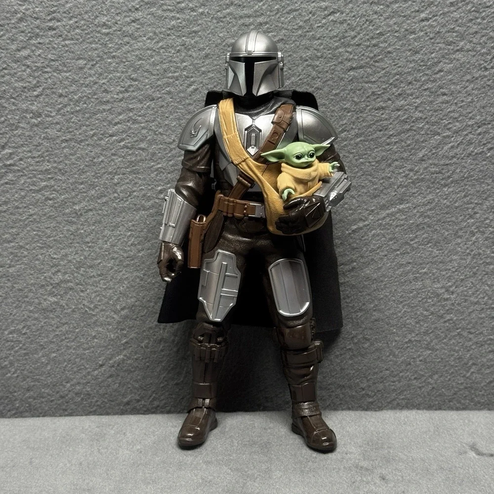 Hasbro Star Wars Mandalorian & Grogu Talking Action Figure 2022 Tested Works